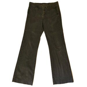 LEE One True Fit Low-Rise Chino Jeans, Juniors 3/4 M Dark Olive, Good Condition